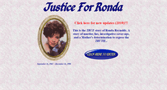 Desktop Screenshot of justiceforronda.com