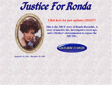 Tablet Screenshot of justiceforronda.com